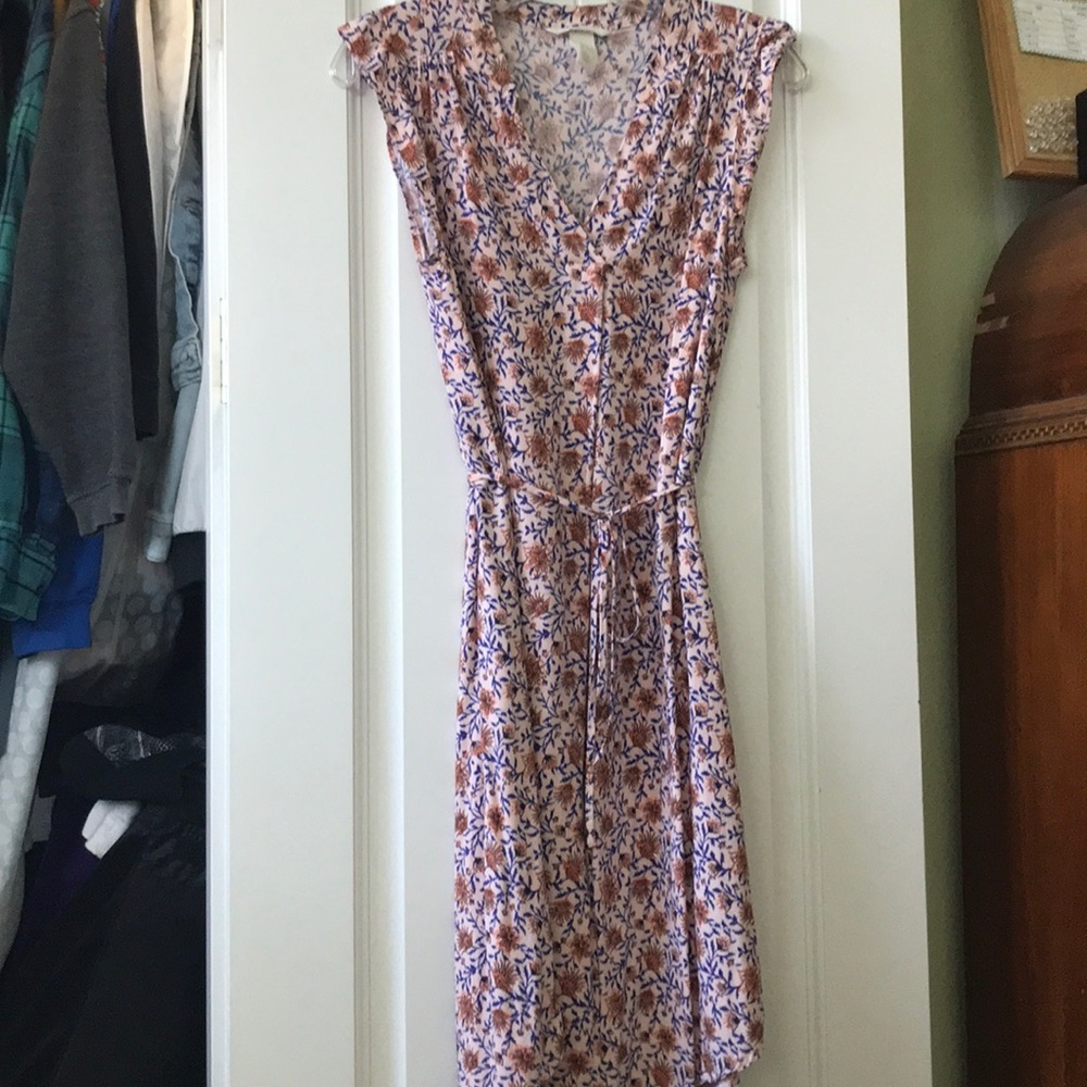 Antique floral dress